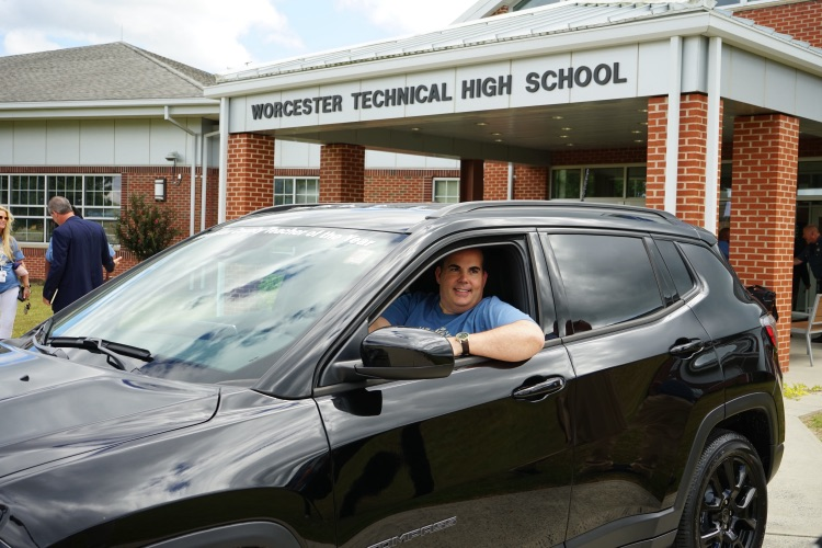 teacher of the year car presentation