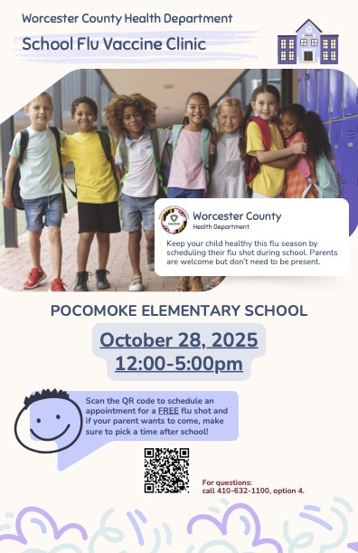 PES Flu Clinic Flyer 2025