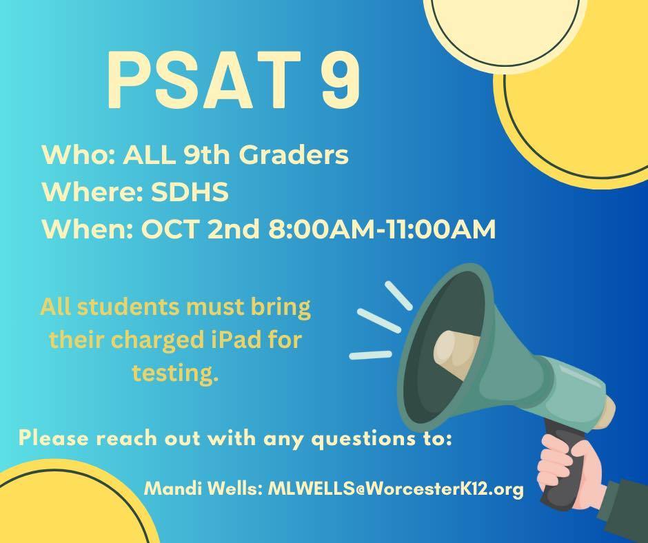 PSAT 9 testing 2025