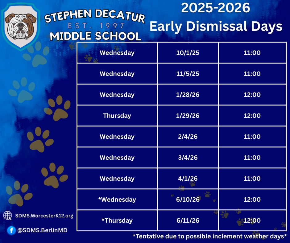early dismissal days