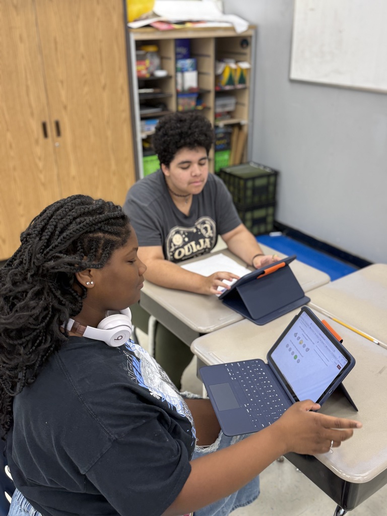 students working