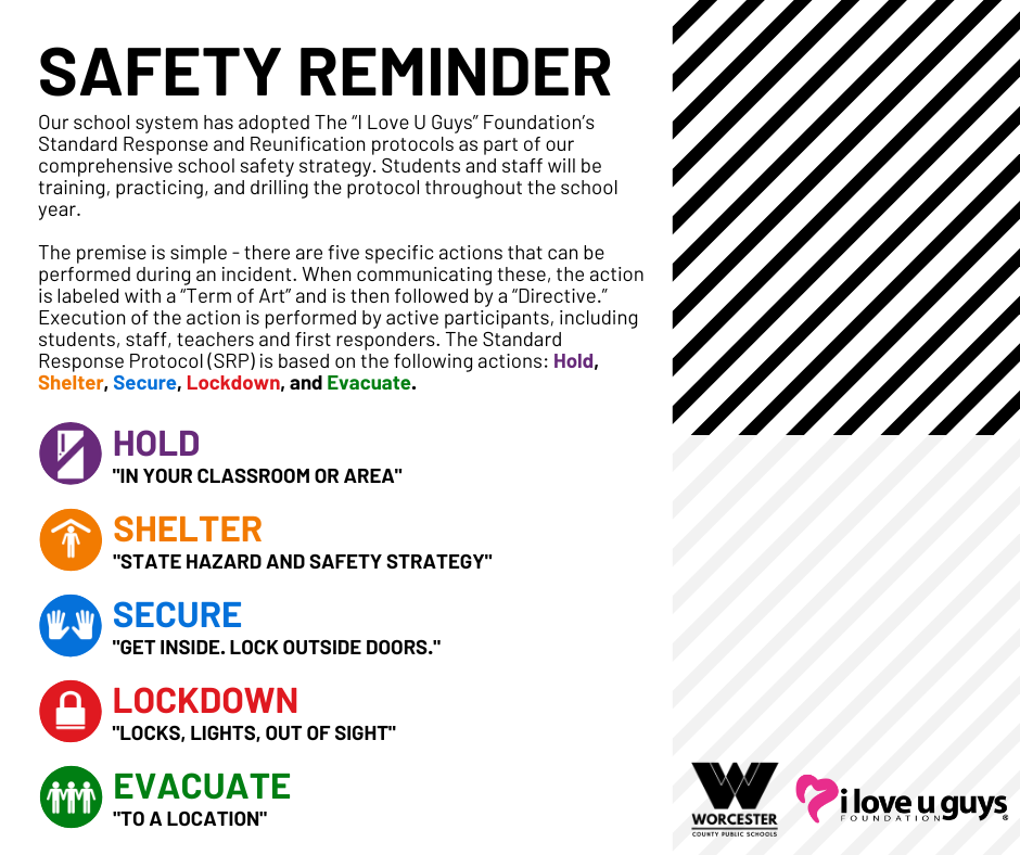 i love u guys safety reminder