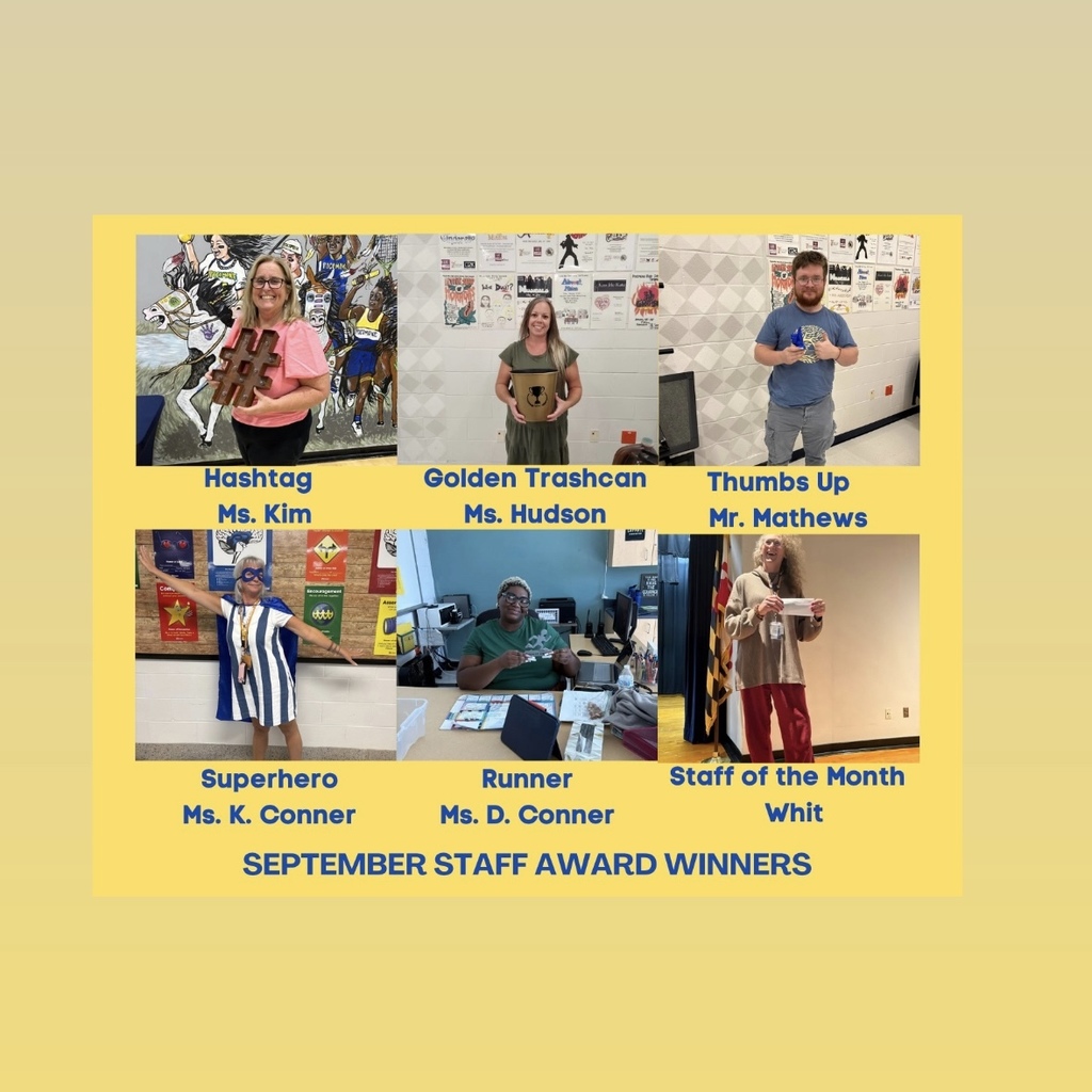 monthly staff winners