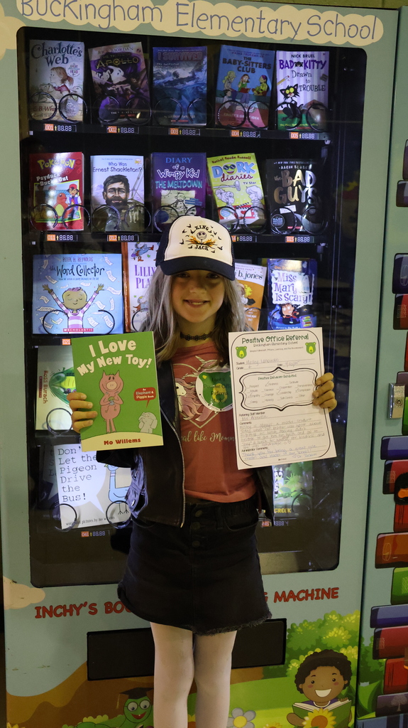 Student receiving positive office referral