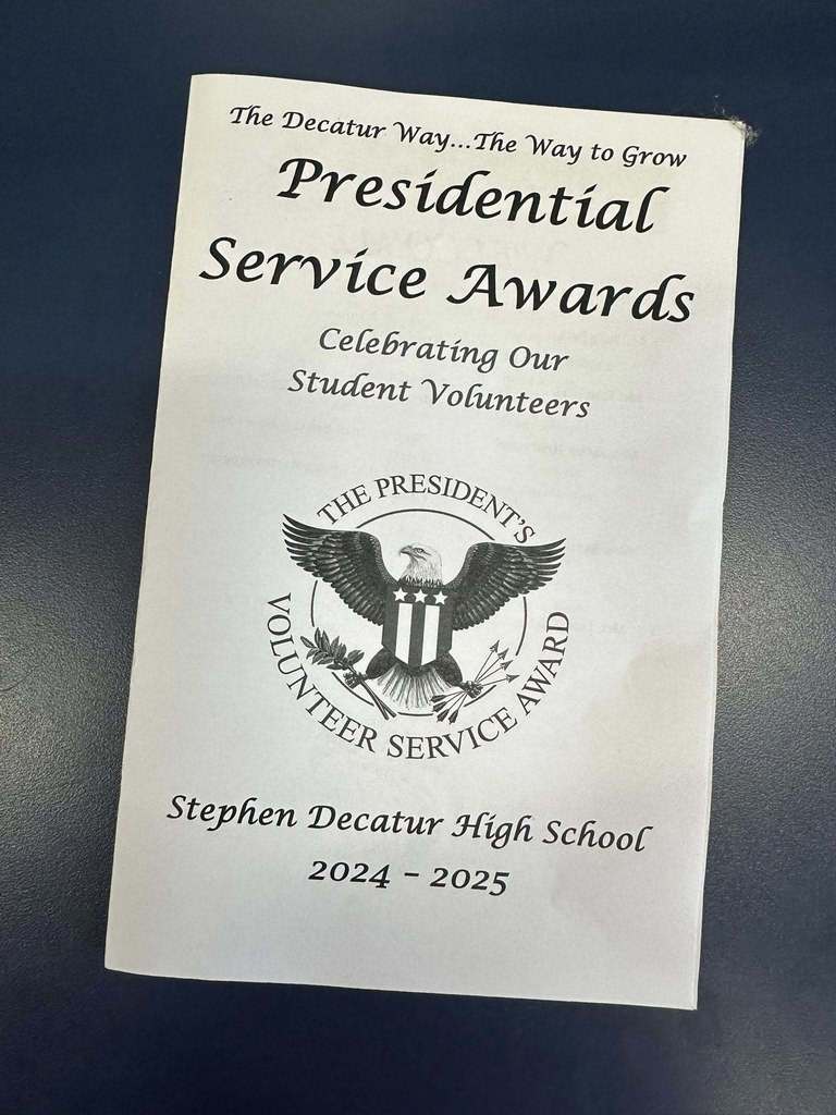 Presidential Service Awards 2025