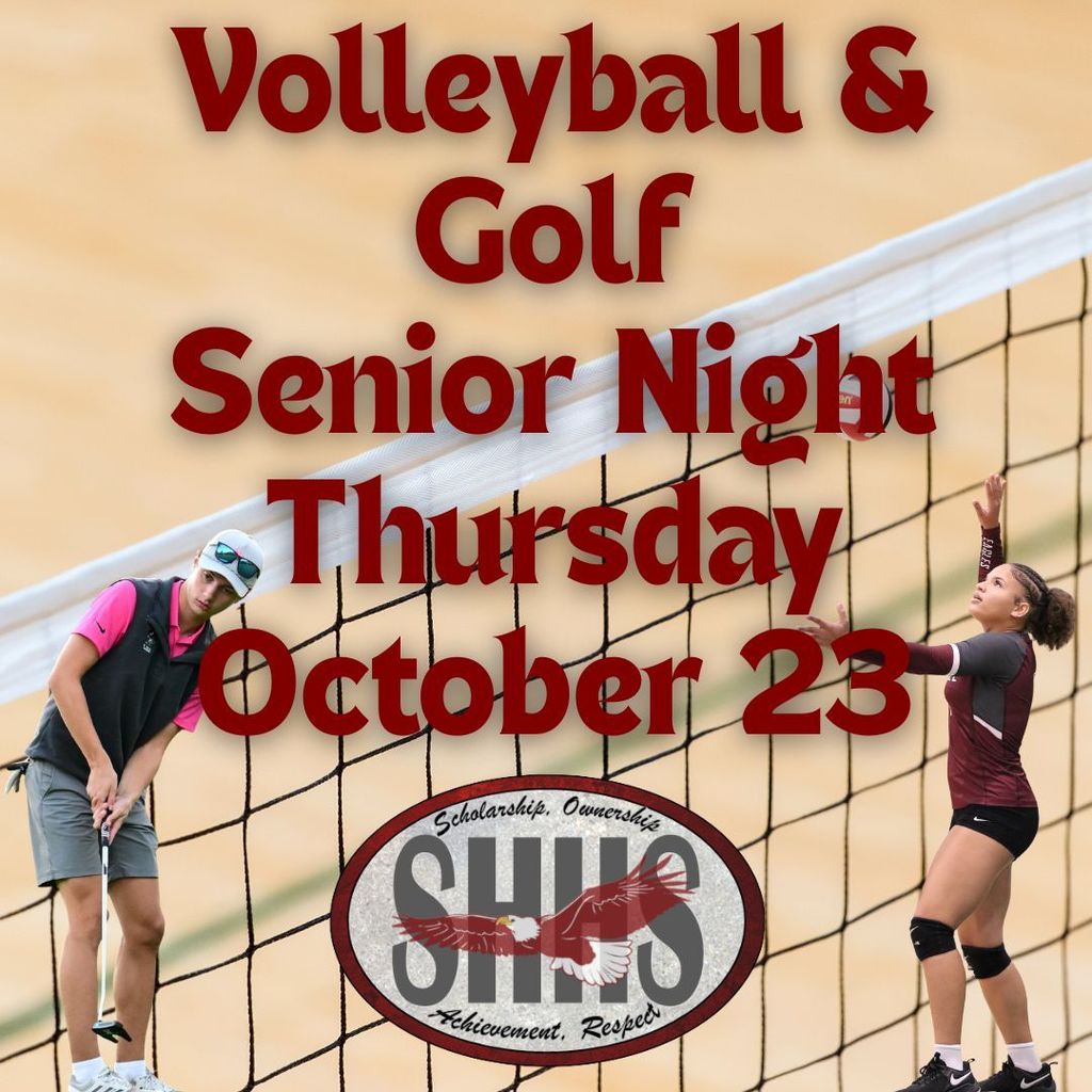 Senior Night Volleyball and Golf