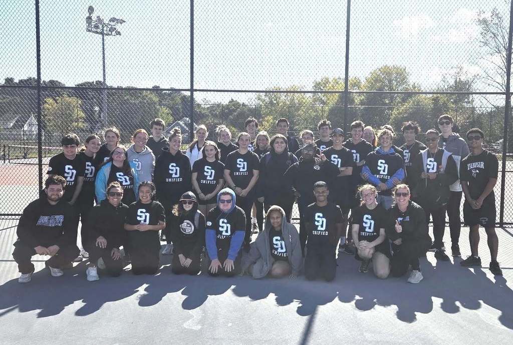 Unified Tennis team at Bayside 2025