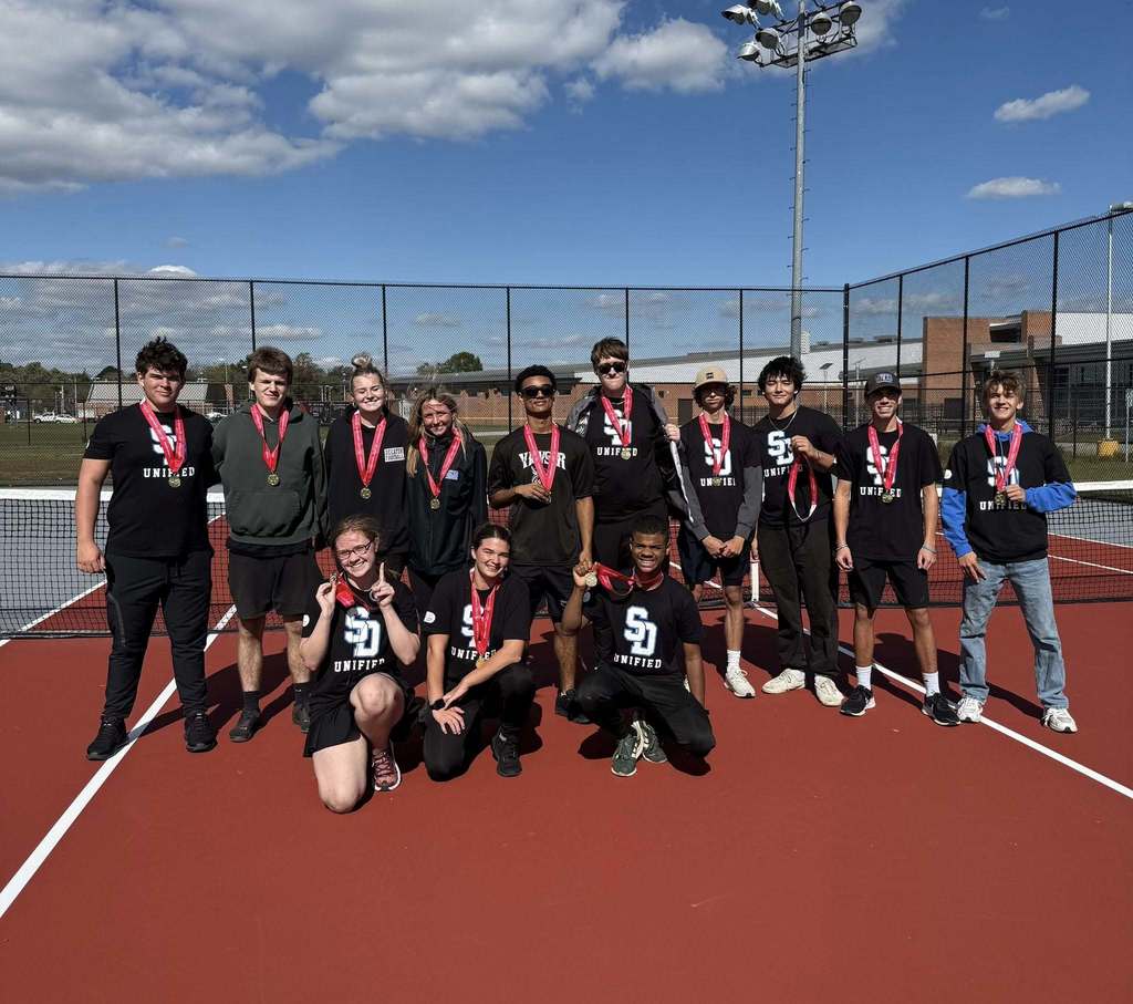 Unified Tennis team at Bayside 2025