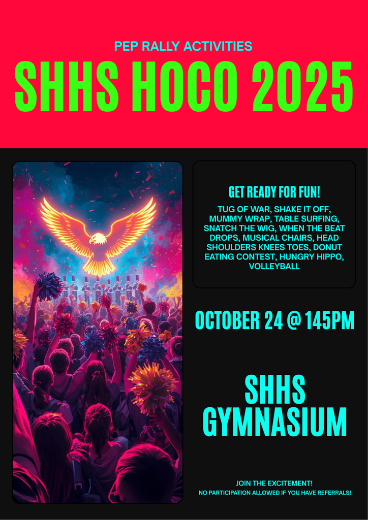 HoCo Pep Rally Friday Oct 24th  @ 145PM