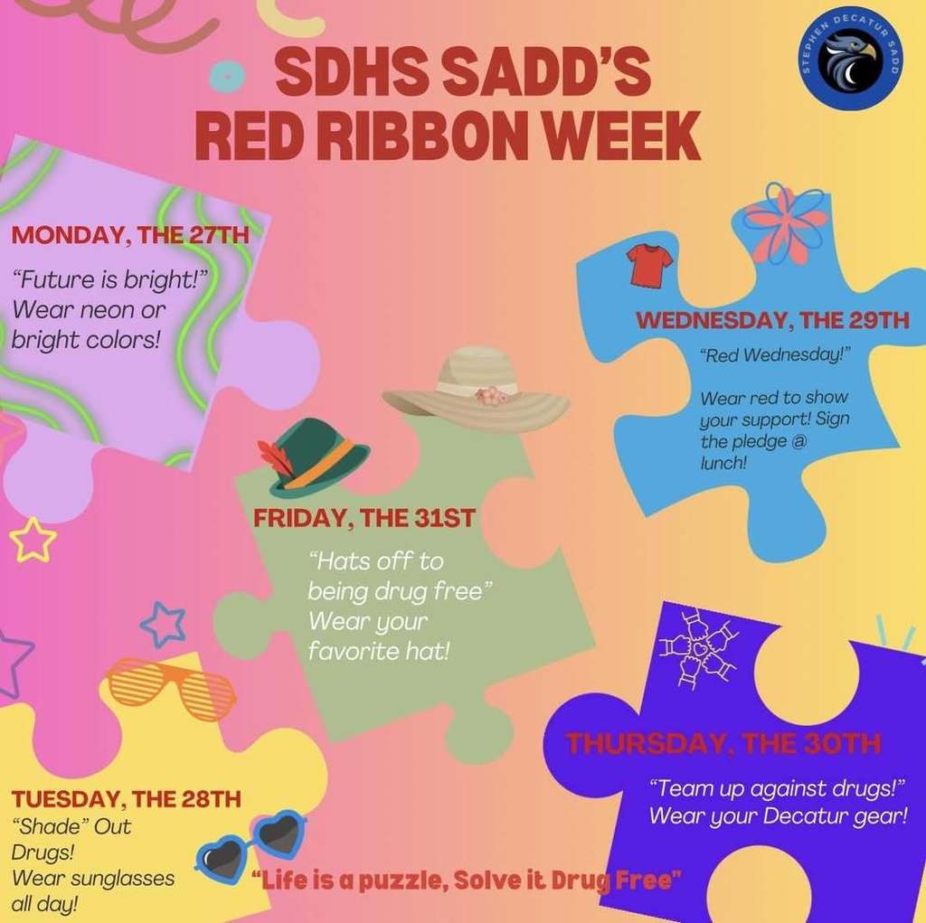 Red Ribbon Week from SADD 2025