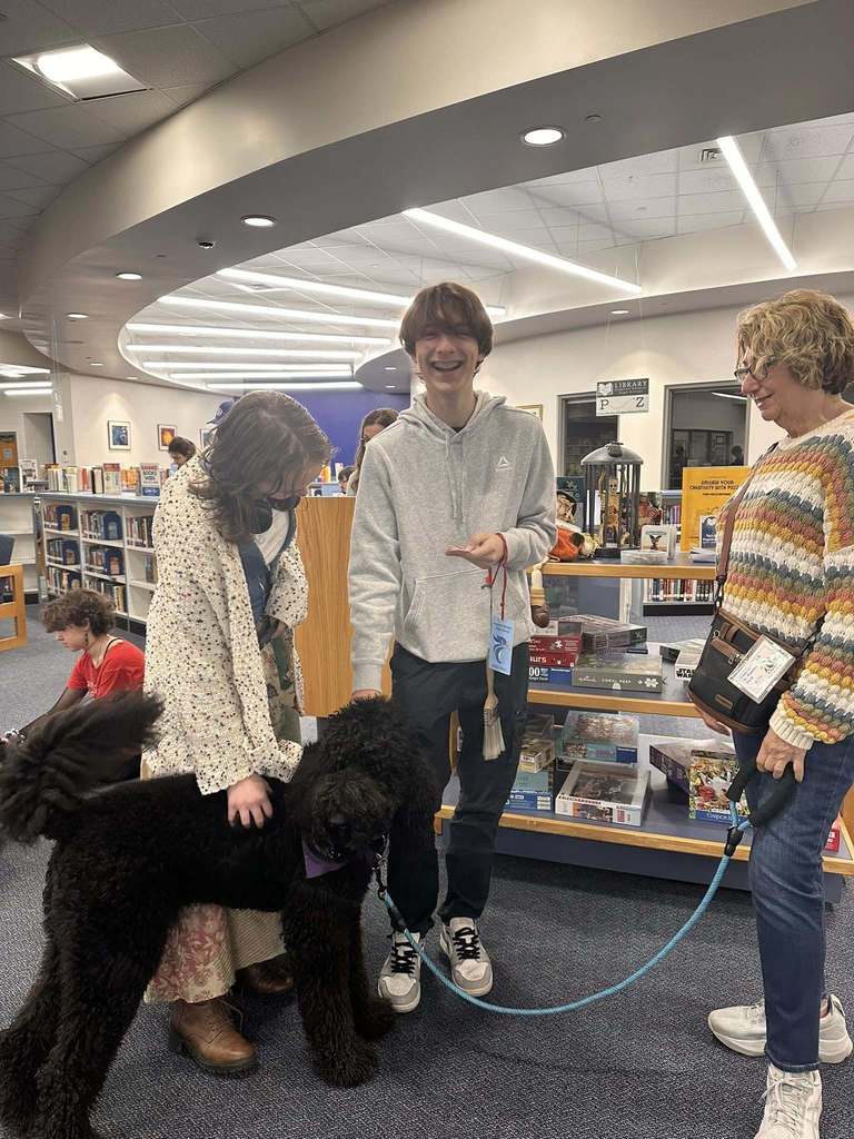 Dog Therapy day at SDHS 2025