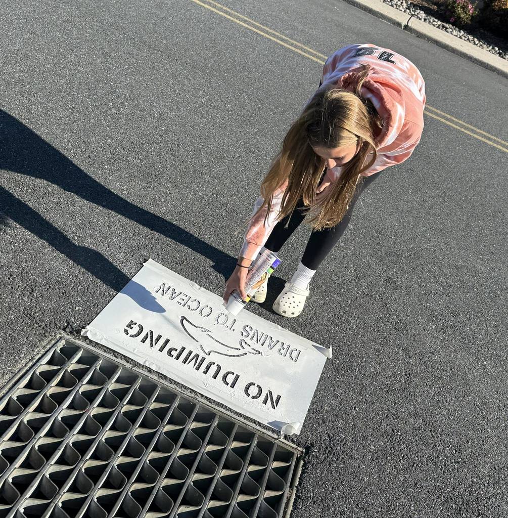 Surfriders marking storm drains 2025
