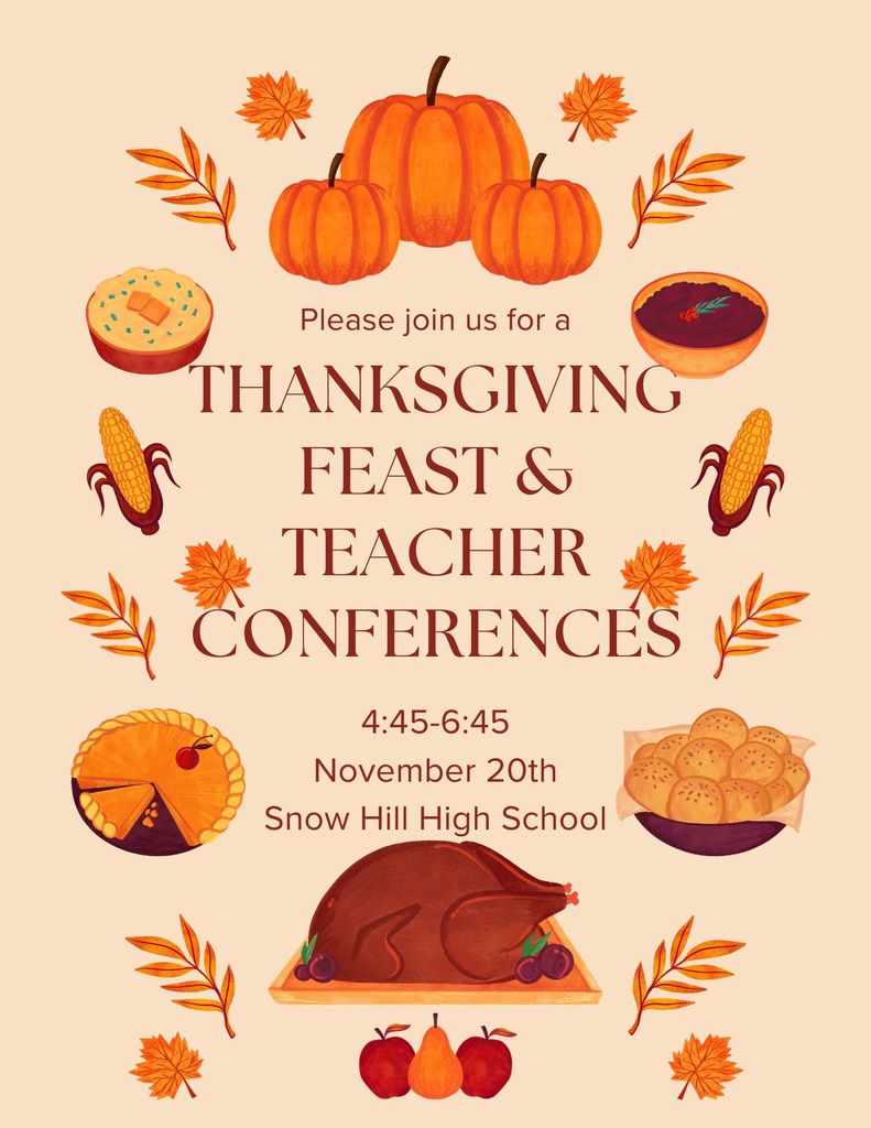 Thanksgiving Fast Invitiation Rustic