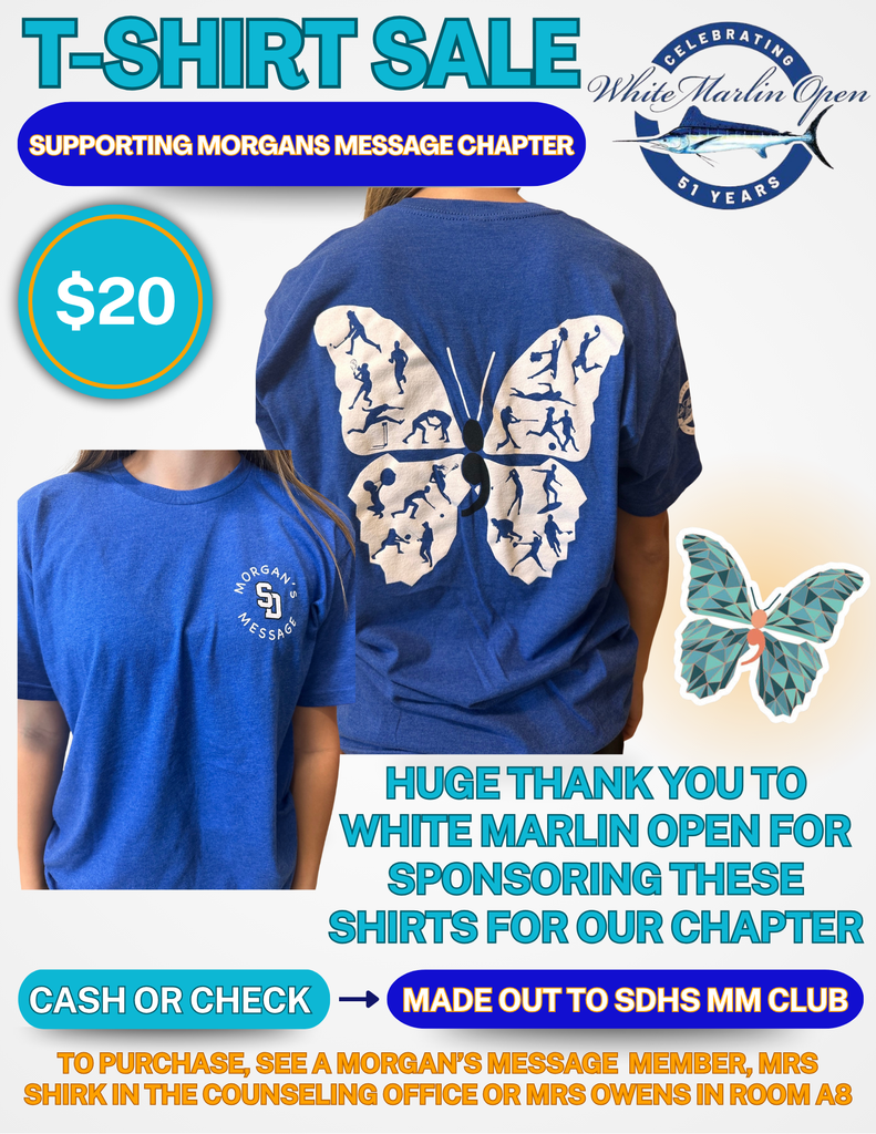 Morgan's Message tshirt sale