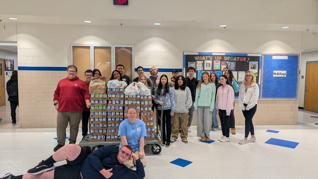 Student Govt Association food drive 2025