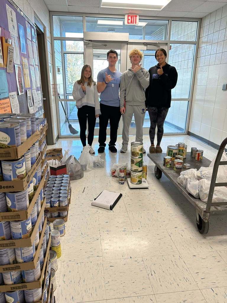 Student Govt Association food drive 2025