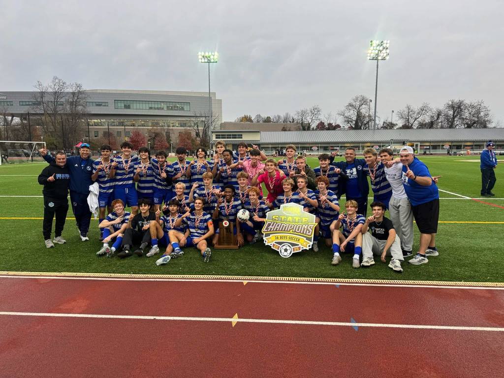 Boys Soccer State Champs 2025