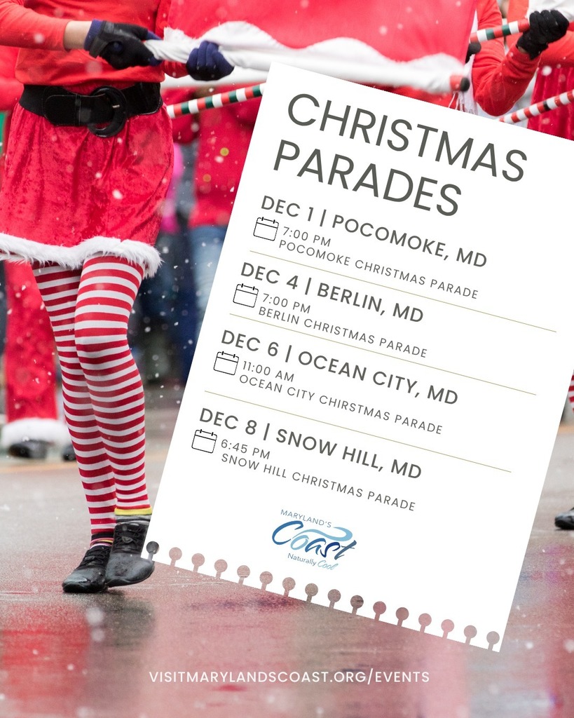 Christmas parades in Worcester County 2025