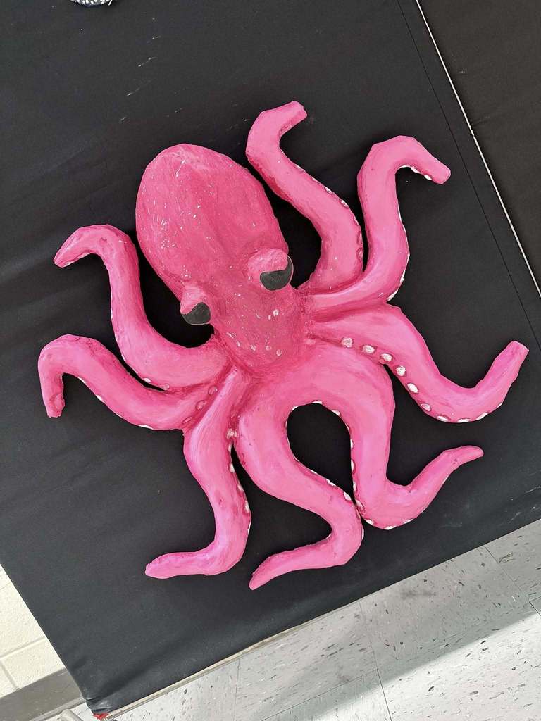 3D Sea Creatures art project
