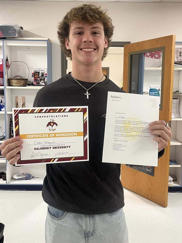 Students admitted to Salisbury Univ 2025