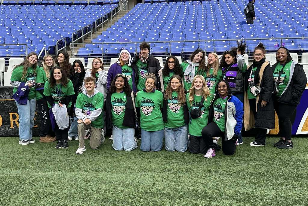 SADD recognition at Raven's game 2025