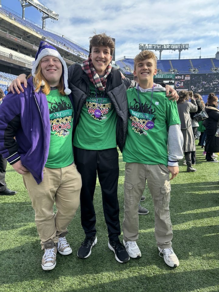 SADD recognition at Raven's game 2025