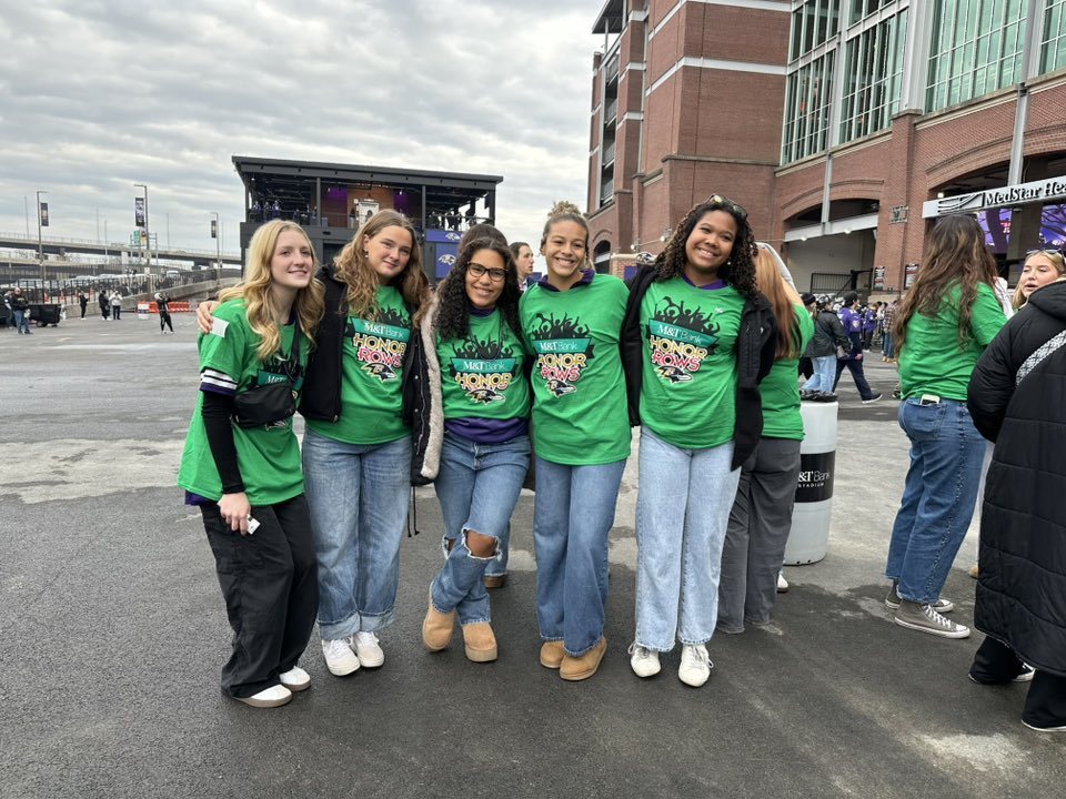 SADD recognition at Raven's game 2025