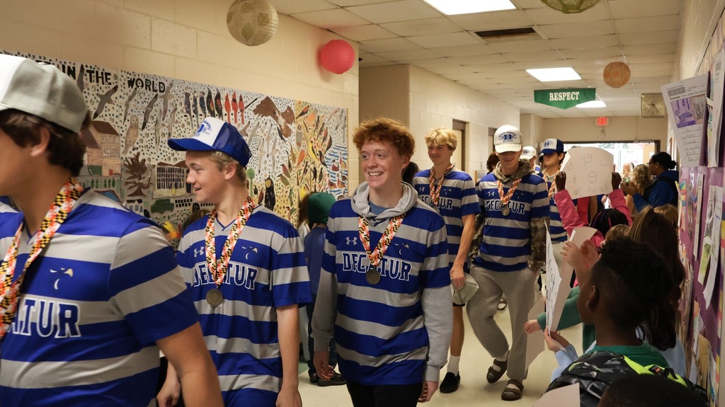 Soccer Team tours Buckingham ES 2025
