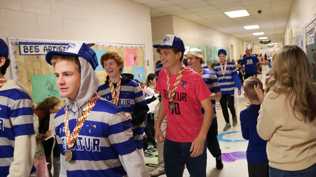 Soccer Team tours Buckingham ES 2025