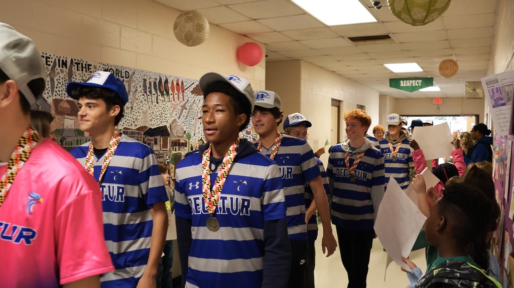 Soccer Team tours Buckingham ES 2025