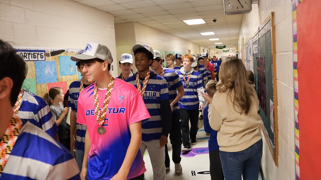 Soccer Team tours Buckingham ES 2025