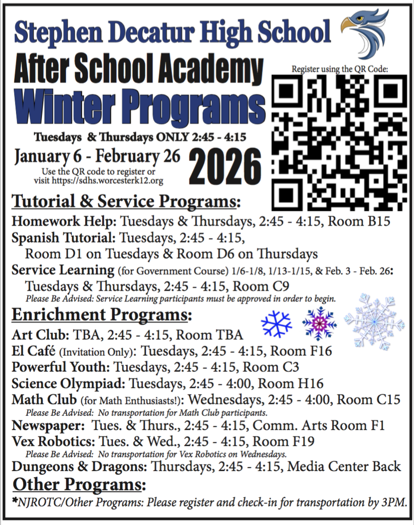 Winter After School Academy 2025