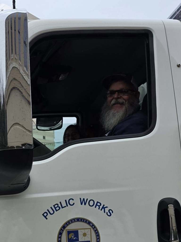 Mr. Terlizzi in his truck