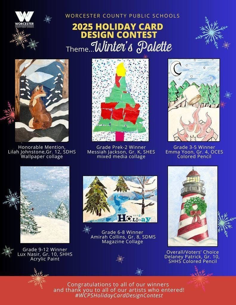 WCPS holiday card contest