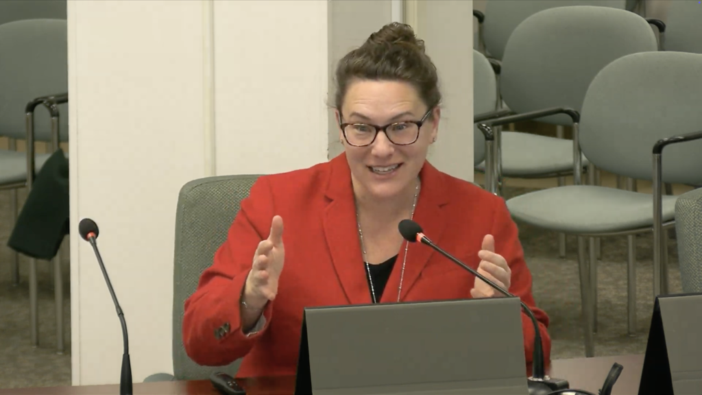 Dr. Wallace presented to State Board of Education