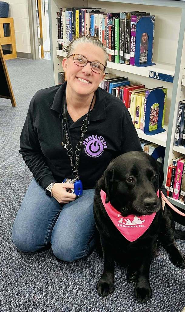 Pets on Wheels dog therapy at SDHS