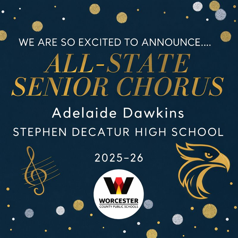 All State Senior Chorus announcement
