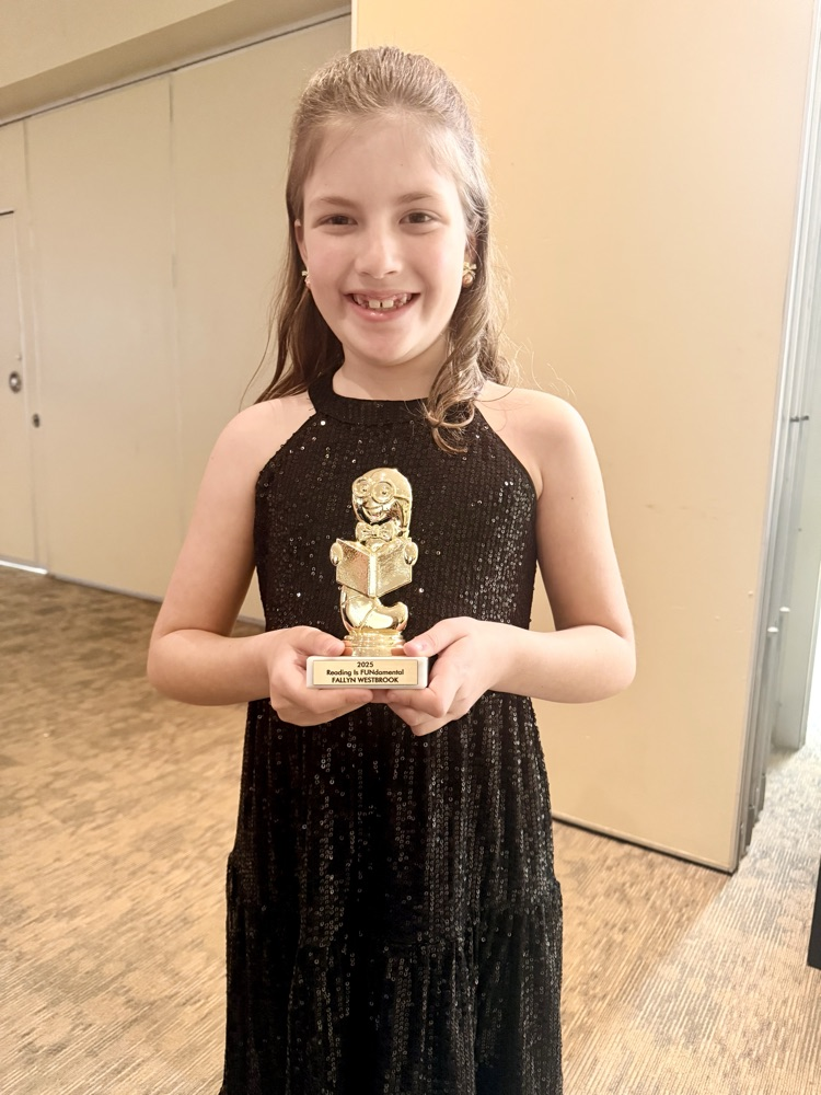 Fallyn with her trophy