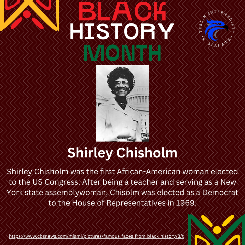 Black History Month: Shirley Chisholm