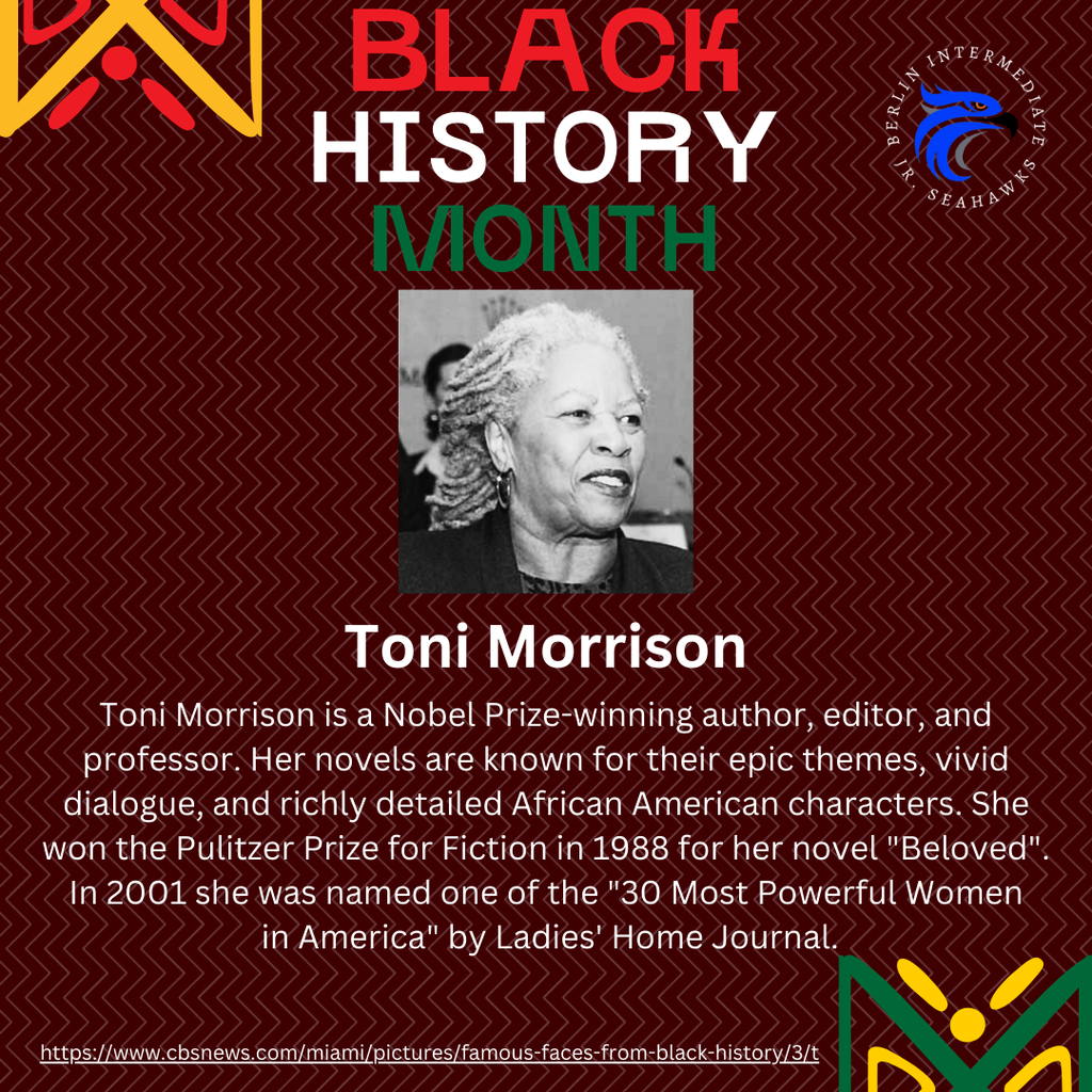 Black History Month: Toni Morrison