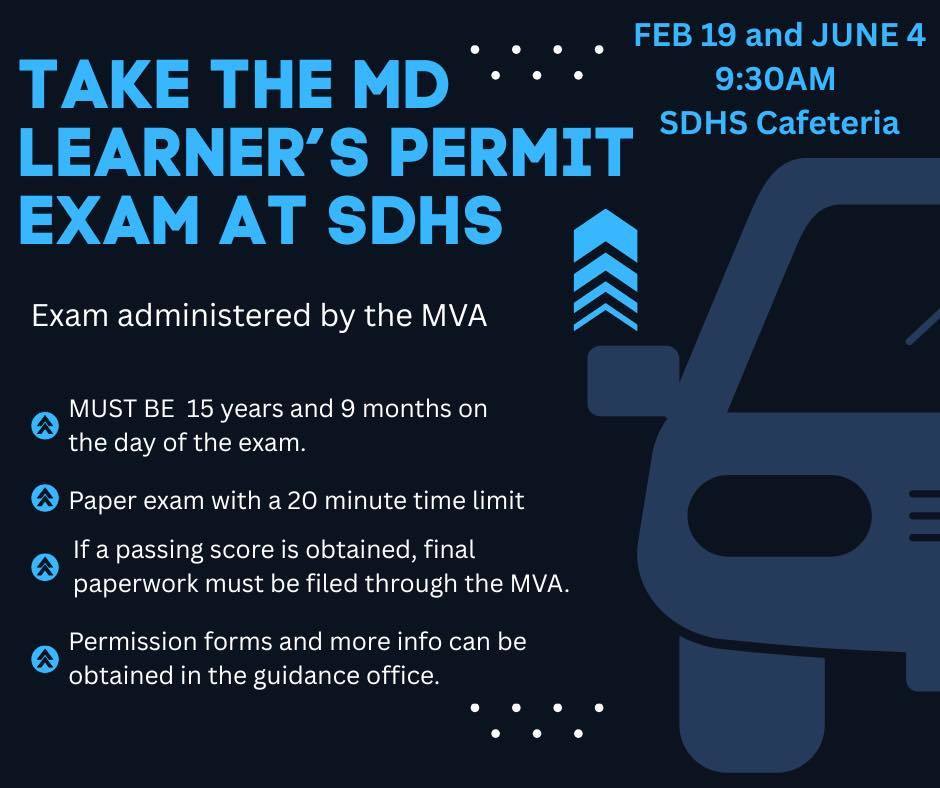 Learners permit exam at SDHS