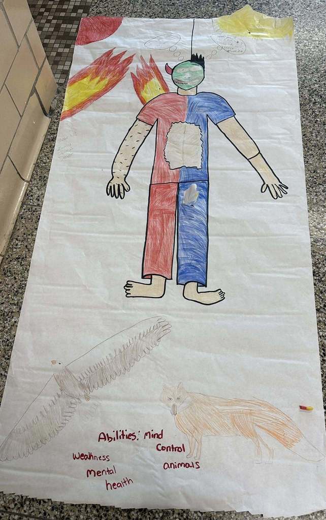 Modern Day monsters in British Lit Class at SDHS