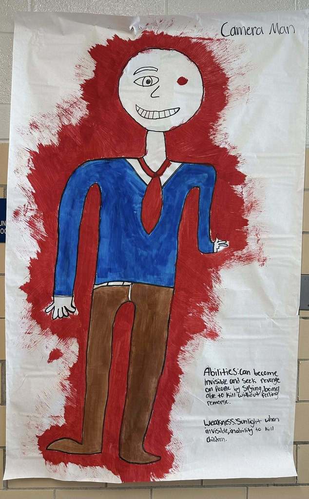 Modern Day monsters in British Lit Class at SDHS