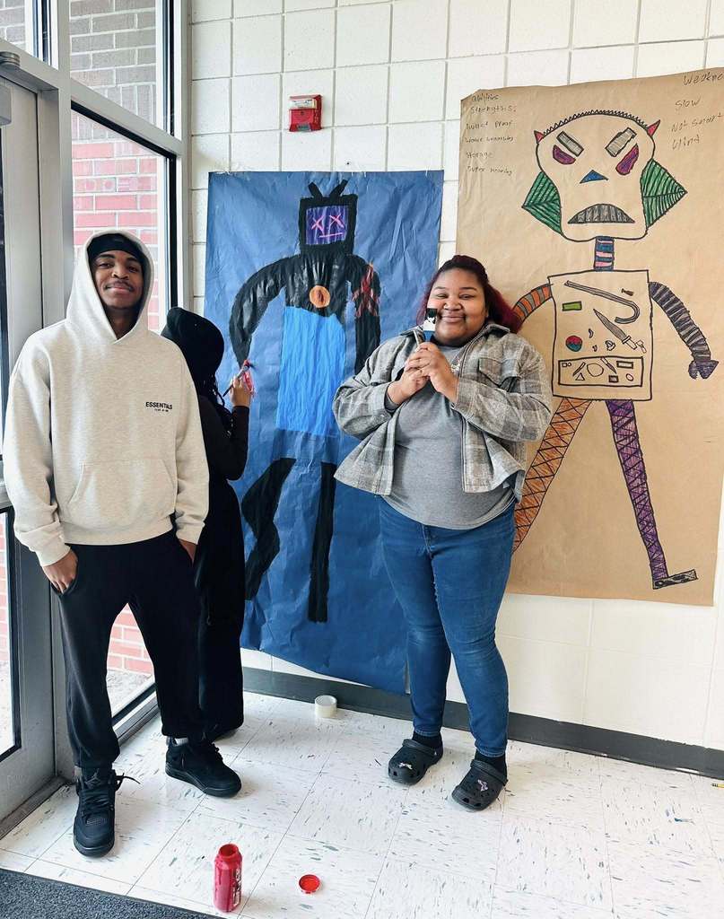 Modern Day monsters in British Lit Class at SDHS