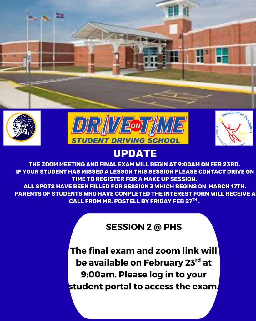 Drive Time Flyer PHS