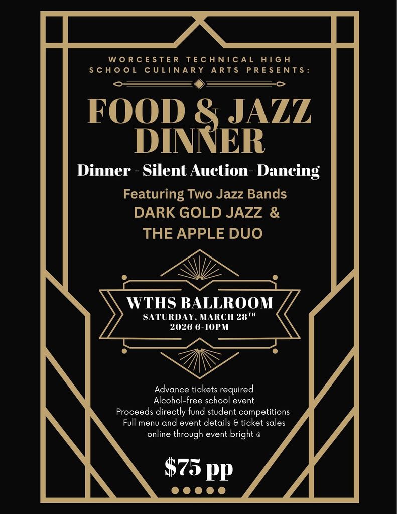 Food & Jazz Gala (March 28, 2026 from 6-10 P,M,)