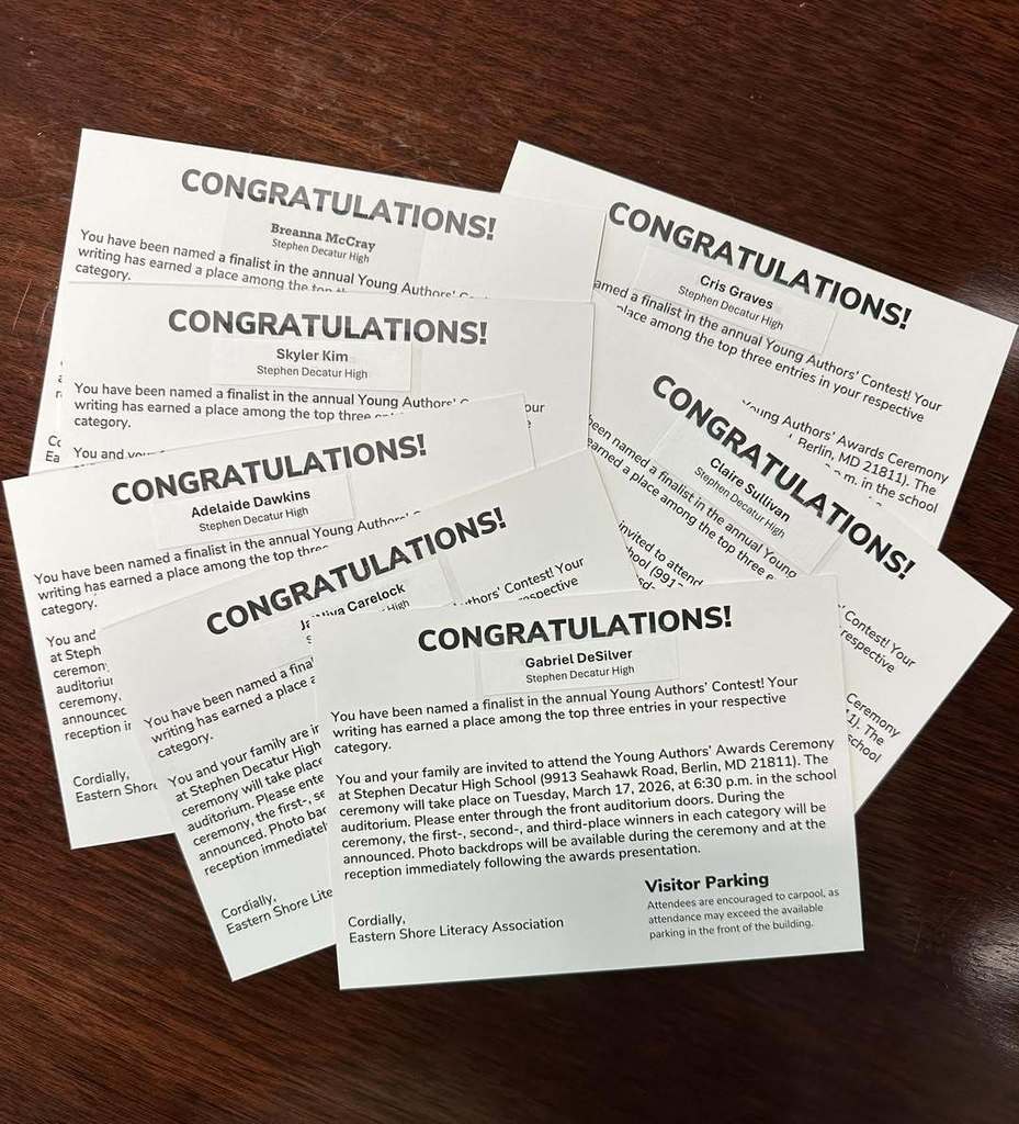 Young Authors Contest 2026