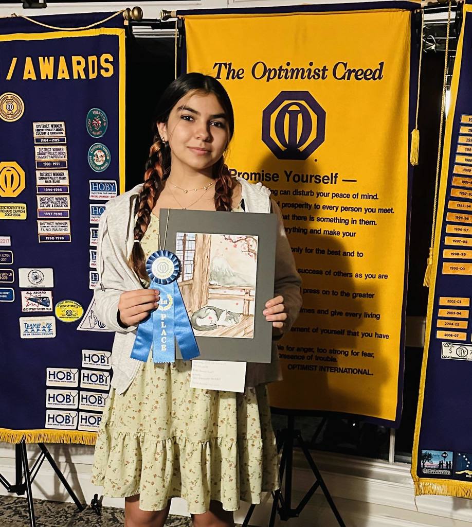 Optimist Club Art Award Winners 2026