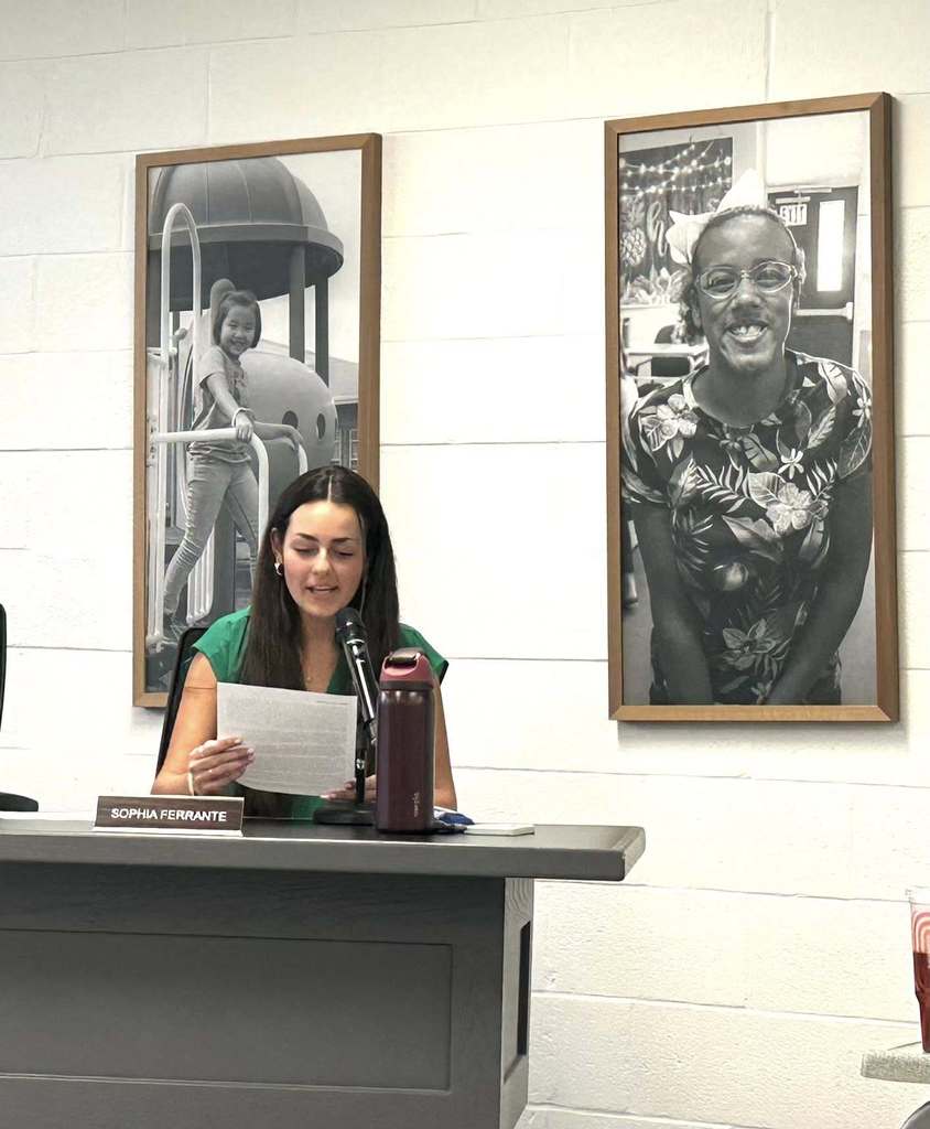 SURGE Award winners at the Board of Education Meeting 