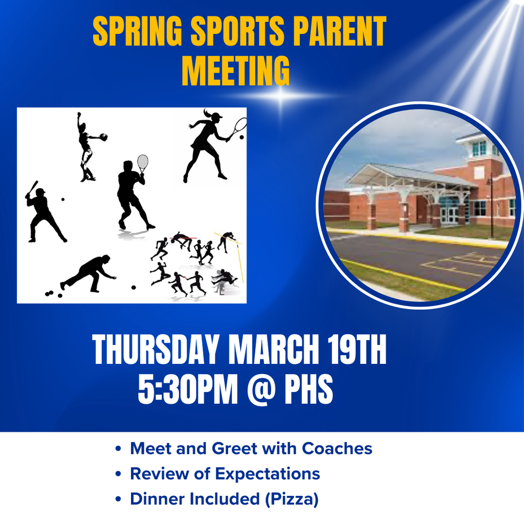 Spring Parent Meeting Flyer